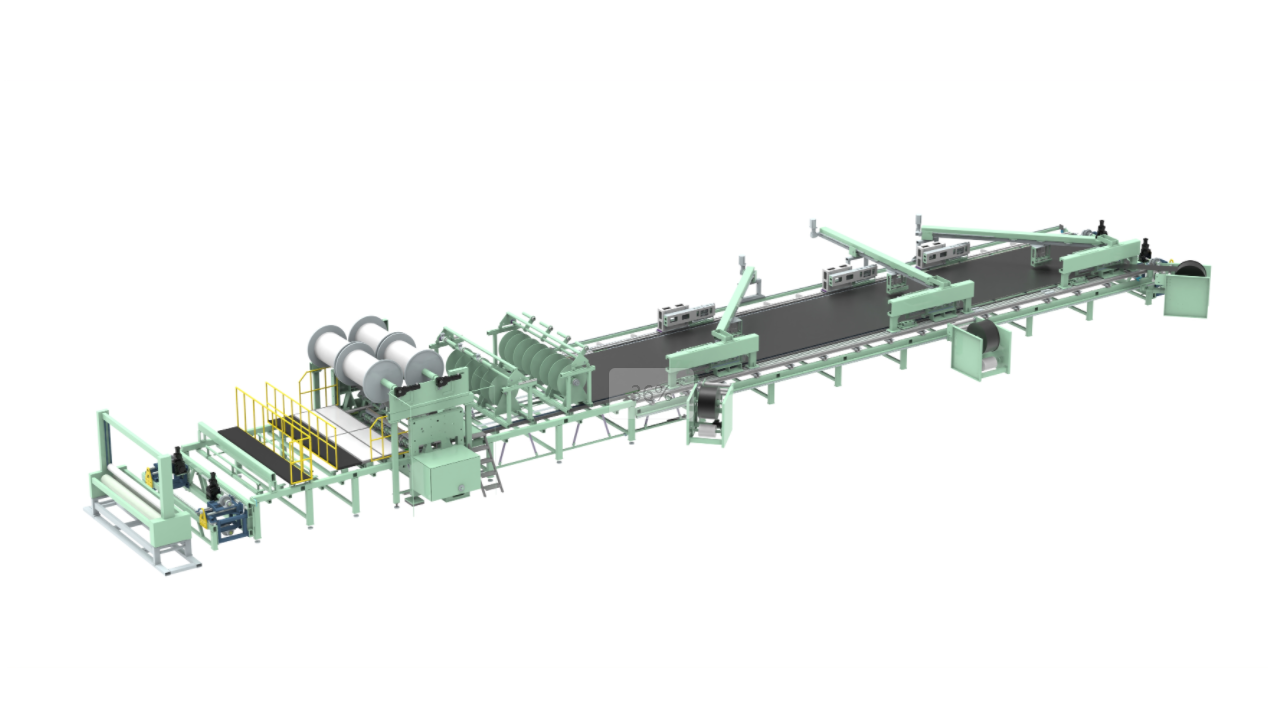 智能可縮幅碳纖維多軸向經編機